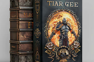do a professional book cover, paperback, ebook hardcover and dust jacket