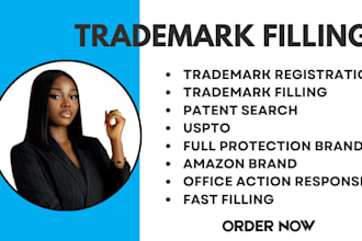 do us trademark search, filling, registration on uspto for your brand name, logo
