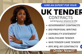 write winning UK construction, electrical, cleaning tender bid proposal contract