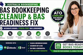 manage australia bookkeeping cleanup before bas submission
