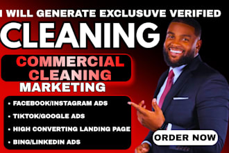 run cleaning leads, commercial cleaning facebook ads, cleaning leads google ads