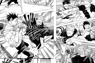 draw anime manga comic book illustration manga artist webtoon manhwa comic pages