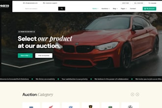 design wix online auction website live auction online bidding estate auction web