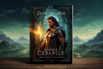 make professional fantasy book cover design,ebook cover, book cover illustratio