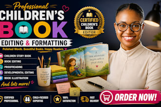 be children book editor developmental editor for children book children story