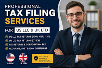 file US llc tax returns, 1040, 1065, 1120 fast and accurately