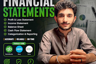 do financial statements, profit and loss, and categorization