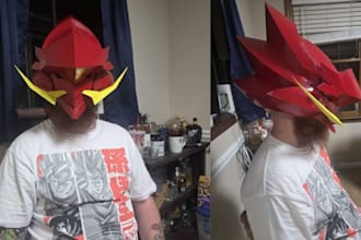 3d print and paint 3d cosplay mask ship custom 3d helmet 3d mask halloween mask