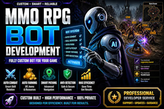 develop advanced game automation and anti cheat systems for mmos