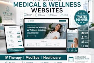 develop iv hydration website iv therapy website iv hydration medical website