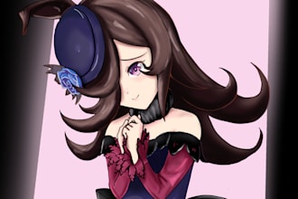 do anime and comic illustrations, sfw and nsfw