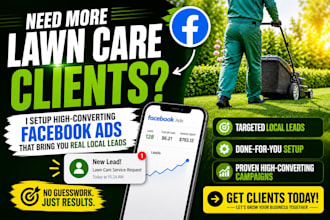 setup targeted facebook ads to generate landscaping leads lawn care leads