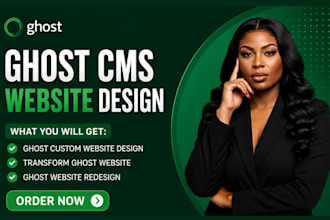 build ghost cms website setup ghost blog customize ghost theme ghost newsletter