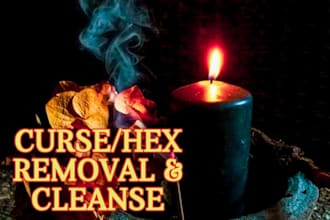 cast curse removal spell, black magic, hex, evil eye, negative energy clearing