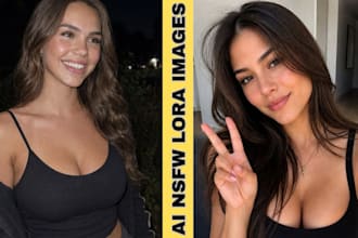 train sfw nsfw ai influencer model onlyfan fanvue nsfw image video lora training