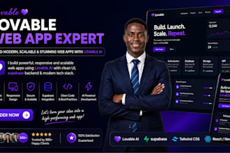 develop lovable web app fo ios, android app lovable ai website fix lovable saas