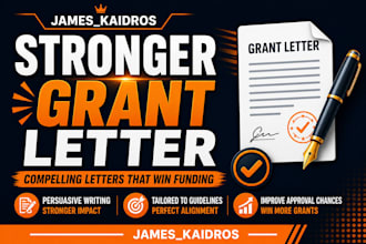 write a compelling grant letter to strengthen your application