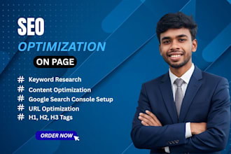 do on page SEO optimization for google first page ranking