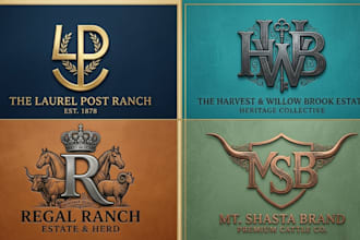 design a custom western cattle brand style logo