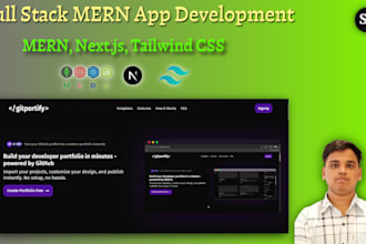 develop a full stack mern web application