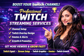set up and design your twitch stream for professional growth