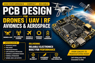 design avionics, uav, rf, satellite, and aerospace pcb electronics systems