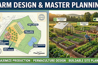 farm plan permaculture design agricultural layout homestead site plan