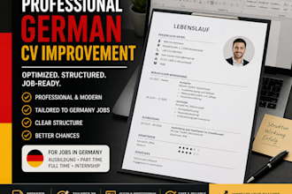 improve your german CV professionally for job applications in germany