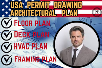 do full permit set mep plan hvac plan permit approval