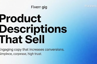 product descriptions that increase sales