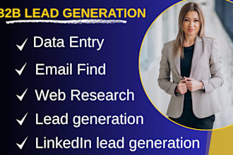 do targeted b2b lead generation, lead scraping and email list building