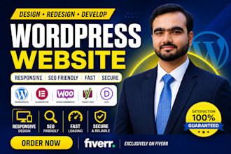 design or redesign results driven wordpress website