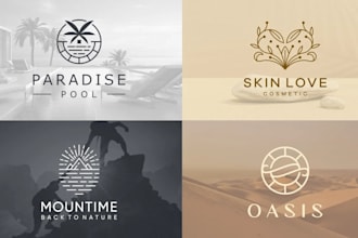design exclusive minimalist line art logo