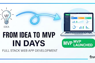 build a full stack web app mvp for your startup