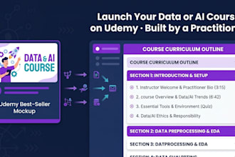 create udemy course on data ai or analytics tools