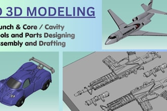 do 3d cad designing and product design on catia v5