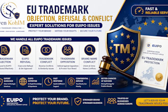 handle european trademark objection rejection and name conflict issues euipo