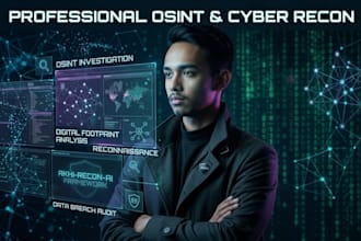 perform professional osint investigation and digital footprint analysis