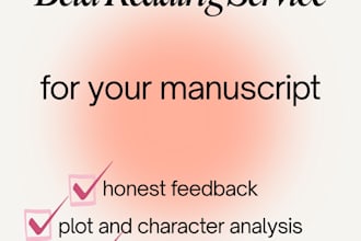 beta read and review your fiction writing with honest feedback