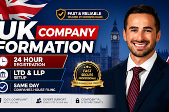 do fast UK company formation, 24 hour ltd registration, urgent llp setup