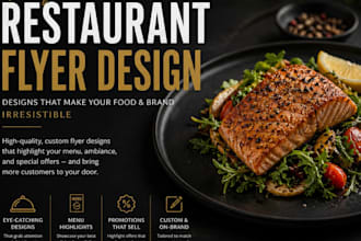 design restaurant flyer food poster menu design food delivery poster flyer