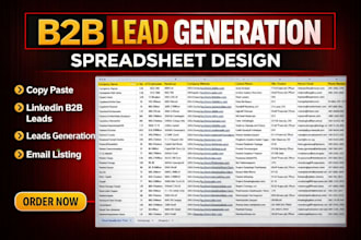 do b2b targeted lead generation, email list building or google maps scraping