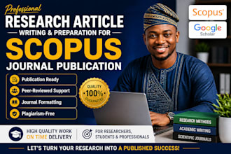 write and prepare article for submission on google scholar and scopus journals