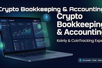 do crypto bookkeeping and accounting in koinly, cointracking