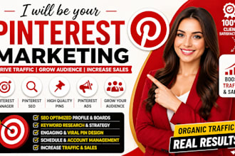be your pinterest marketing manager and SEO queen