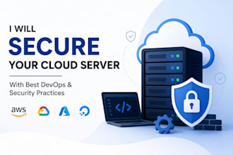 secure cloud server with devops best practices and hardening