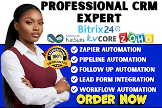 setup netsuite kvcore pipeline setup follow up automation bitrix24 zoho crm
