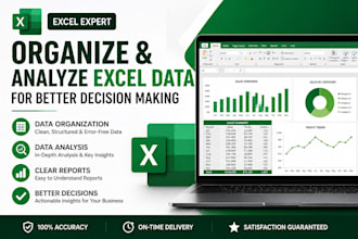 organize and analyze excel data for better decision making