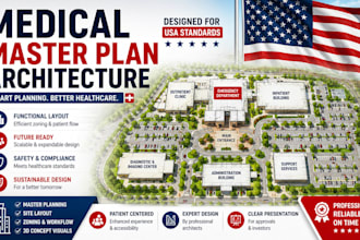 design medical master plan and healthcare facility architecture