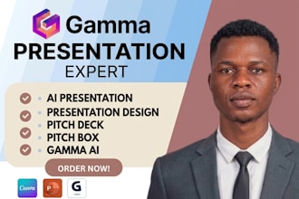 design gamma ai investor pitch decks, real estate, and business presentations